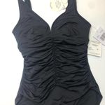 Coco reef BLACK VNeck Underwire One-Piece Swimsuit Photo 3