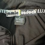 Jamie Sadock Polo Top‎ M Medium Golf Shirt 1/4 Zip Button Pockets Black Photo 5