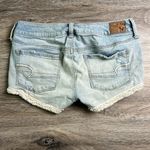 American Eagle  Outfitters Shortie Stretch Light Wash Denim Short Shorts Size 2 Photo 1