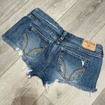 Hollister  low rise micro mini cutoff shorts Women's Blue Denim Photo 0