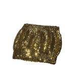 Stunning Gold Sequin Stretch Tube Top USA Made 10"x9.75" – Retro Womens Classic Size undefined Photo 1