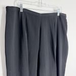 Kasper Women's Black Dress Pants 18W Pinstripe Career Workwear Lined Side Zip Photo 4