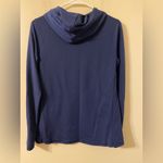 Vineyard Vines Womens  Navy Blue Pink‎ Performance Hoodie 2-Pocket Size Small Photo 2