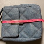 Vince Camuto Doty Quilted Leather Washed Denim Crossbody Photo 8
