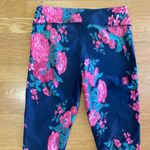ALBION FIT Albion Gray Floral Cottagecore Granola Outdoor Yoga Crop Antigua Legging… Photo 4