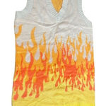 The Ragged Priest Flame Rider Knit Sweater Vest Women's Size M Dollskill Alt Photo 0