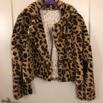 Fuzzy Cheetah Moto Jacket Multi Photo 0