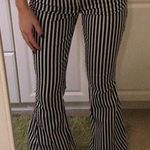 Show Me Your Mumu Striped Flared Jeans Photo 0