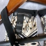 INC International Concepts Printed Maxi Dress Small Halter Boho Artsy Flowy Photo 13