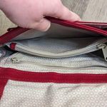 Brighton  Red Heart Crossbody Purse Embossed Bellissimo Lipstick Shoulder Bag Photo 7