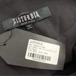 Disturbia Oath Tailored Waistcoat Mini Dress Black size 16 Safety Pin Brooch NWT Photo 10