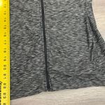 New Balance Heather Black & White Long Sleeve Zip Up Front Side Pockets Jacket Photo 11