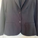 Ann Taylor Blazer - Black With White Stripes! Brand New Condition 🤍🖤 Photo 3