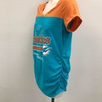 NFL Orange and Blue Dolphins Women’s Graphic T-Shirt - Size M Photo 2