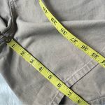 90s Vintage High Waisted Jean Shorts tan brown Size M Photo 7