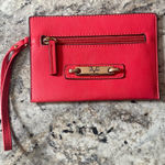 19V69 Italia Vibrant Milano Red Wristlet Clutch Photo 0