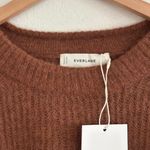 Everlane The Cocoon Crew in Alpaca in Toffee, Size Large Photo 6