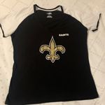 NFL Ladies  Team Apparel New Orleans Saints Shirt Size XL Short Sleeve Photo 0