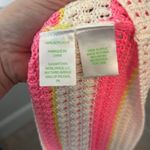 Lilly Pulitzer Pink Shandy Textured Sail Stripe Cordetta Sweater Women’s XL Photo 3