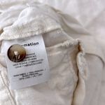 Reformation 100% Linen Off White Straight Leg Trouser Pants Pockets Size 0 / 25" Photo 8