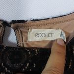 Roolee  Black Lace Nude Sheath Dress Event Size XS Photo 4
