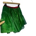 Holiday Time Adult Christmas Tutu Whimsical Large Green Sparkle Photo 2