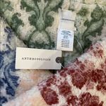 Anthropologie Green and Cream Twisted Infinity Textured Scarf Photo 3