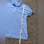 Callaway  Womens Blue Short Sleeve Snap Front Activewear Golf Shirt large Photo 6