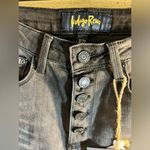 Indigo Rein denim NWT, high rise ankle, black distressed size 7/27 Juniors-cool Photo 1