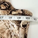 White House | Black Market WHBM Draped Sleeveless Top in Snakeskin or Python Print Great Drape XL Photo 7