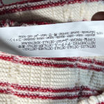 ZARA  Striped Textured Knit Cropped Sweater Long Sleeve Women's Size L Photo 8