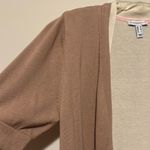 Isaac Mizrahi  Women's Tan and Cream Cardigan Photo 10