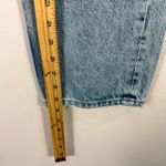 Mango MNG Denim Straight Jeans Sz 4 Light Wash Distressed 90s Y2K Grunge Indie Sleaze Photo 5
