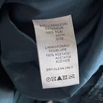 Kensie  Y2K Fit Flare Dress Deep Blue 100% Silk Double Skirt S Goth Witchy HOMCO Photo 8