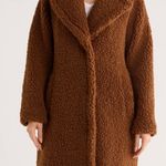 Teddy long coat Brown Size XS Photo 0
