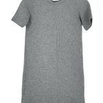 Boden Womens Grey Ottoman‎ Ribbed Short Sleeve Knee Casual Length Dress Size 6 Gray Photo 0