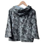 Pact  Tie Dye Cropped Sleeve Pullover Hoodie Sweatshirt Cotton Blend Large Photo 3