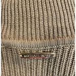 Michael Kors Mock Neckline Sweater Leopard Faux Fur Cuff NWT Size XL Photo 6