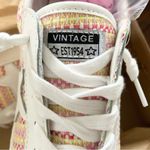 Vintage Havana Pink Stripe Sneakers White Shoes Size 8 NEW IN BOX Retail $125 Photo 3