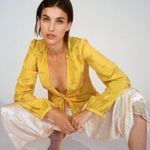 Realisation Par 💕💕 The Stevie Top ~ Sunflower Yellow Print XS Photo 4