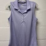Puma Striped Purple Polo Tank Top Photo 0