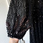 Selkie Princess Sequin Maxi Gown Glitter Bustier NYE Black Large NWT Photo 3