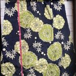 Jonathan Martin Blue & Green Floral Shift Dress Photo 4