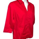 Riders By Lee Rider pretty red button up blouse! New Photo 3