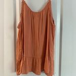 love on a hanger orange flowy tank Photo 1