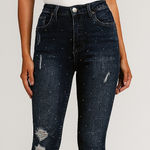 Armani Exchange  Slit Ankle Crop Capri Jeans Size 25 EUC Photo 0