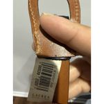 Ralph Lauren  Belt Womens Sz M 38" Black Italian Leather Silver Buckle Western Photo 4