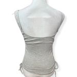 4th Reckless Camisole Top Ruched Side Stretchy Gray Heathered Women's XS NWOT Photo 4