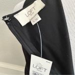 Loft  Black Sleeveless Dress with Eyelet Trim Small NWT Photo 6