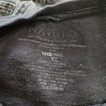 Naruto Shippuden Anime Ramen Graphic Print Cropped Tee Shirt Top Black Size XL Photo 3